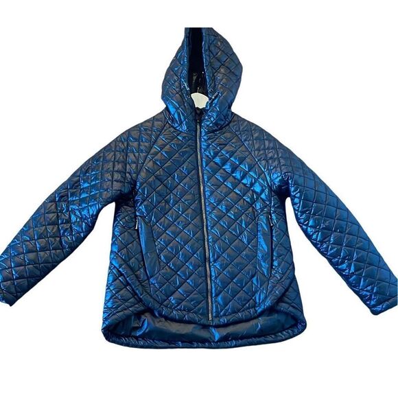 Bcbg black feather free quilted puffer jacket size small - Picture 12 of 13